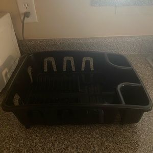 Black Dish Drying Rack